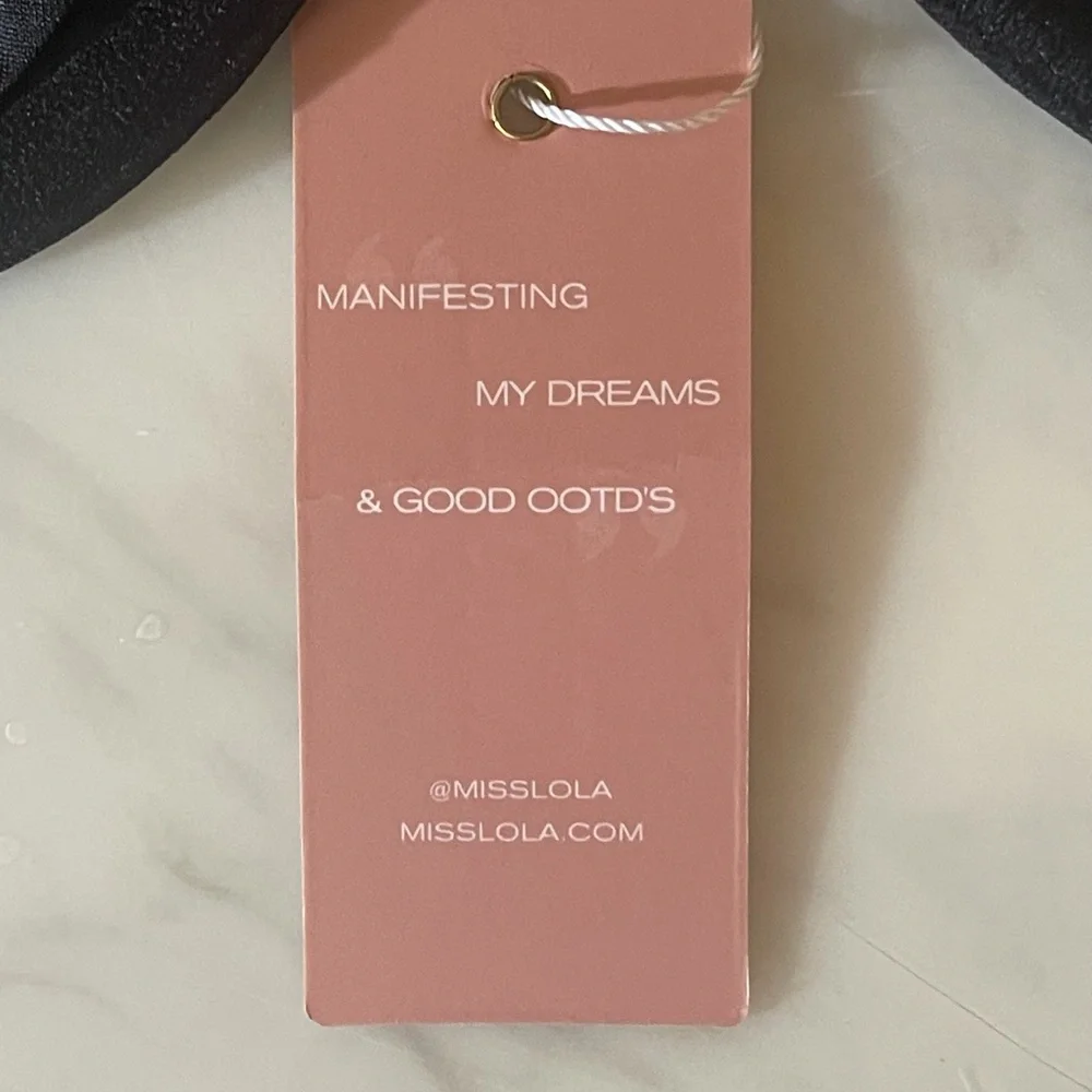 Hot & Delicious Rhinestone Crystal 2pc Set Black Maxi Skirt L NWT - Picture 5 of 11